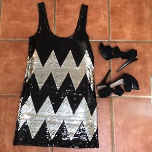 BB Dakota sequin cocktail dress